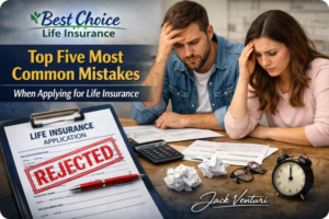 Top 5 mistakes when applying for life insurance